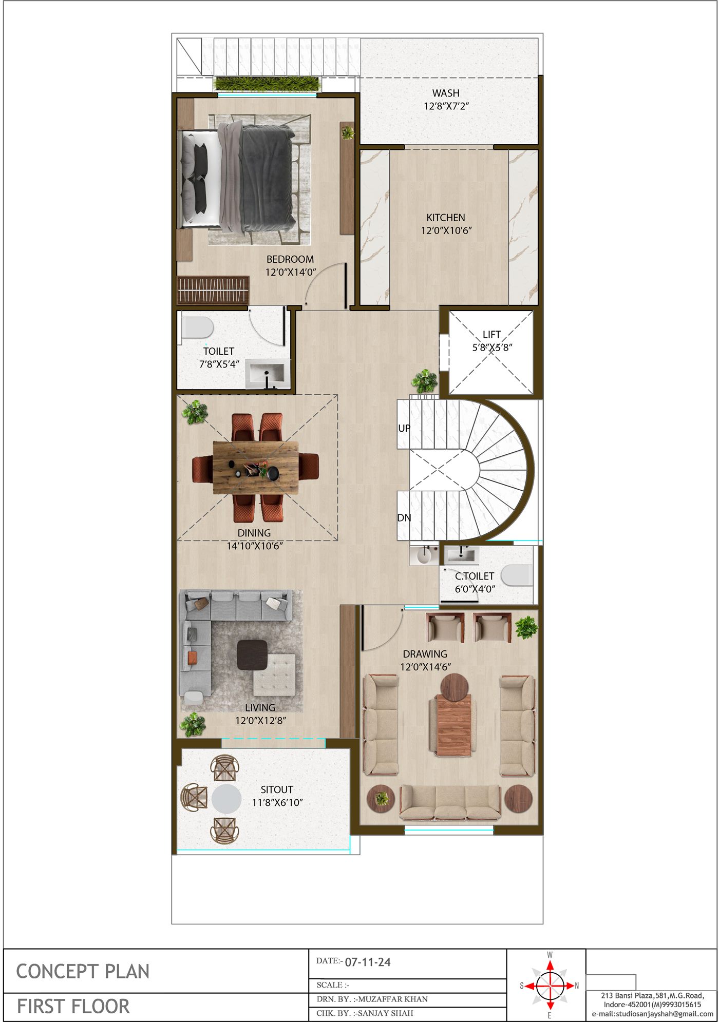 Avila Meadows first floor villa plan preview