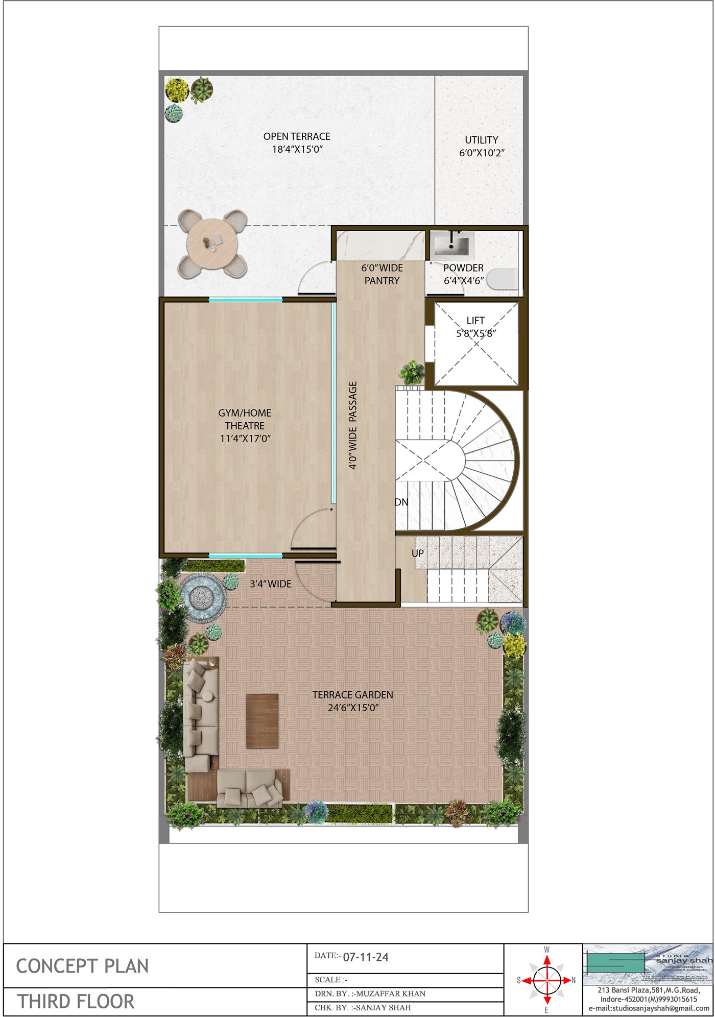 Avila Meadows third floor villa plan preview