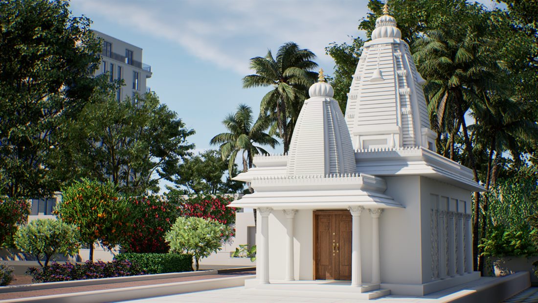 Temple amenity inside Avila Meadows